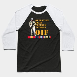 Soldier - OIF w SVC Ribbons Baseball T-Shirt